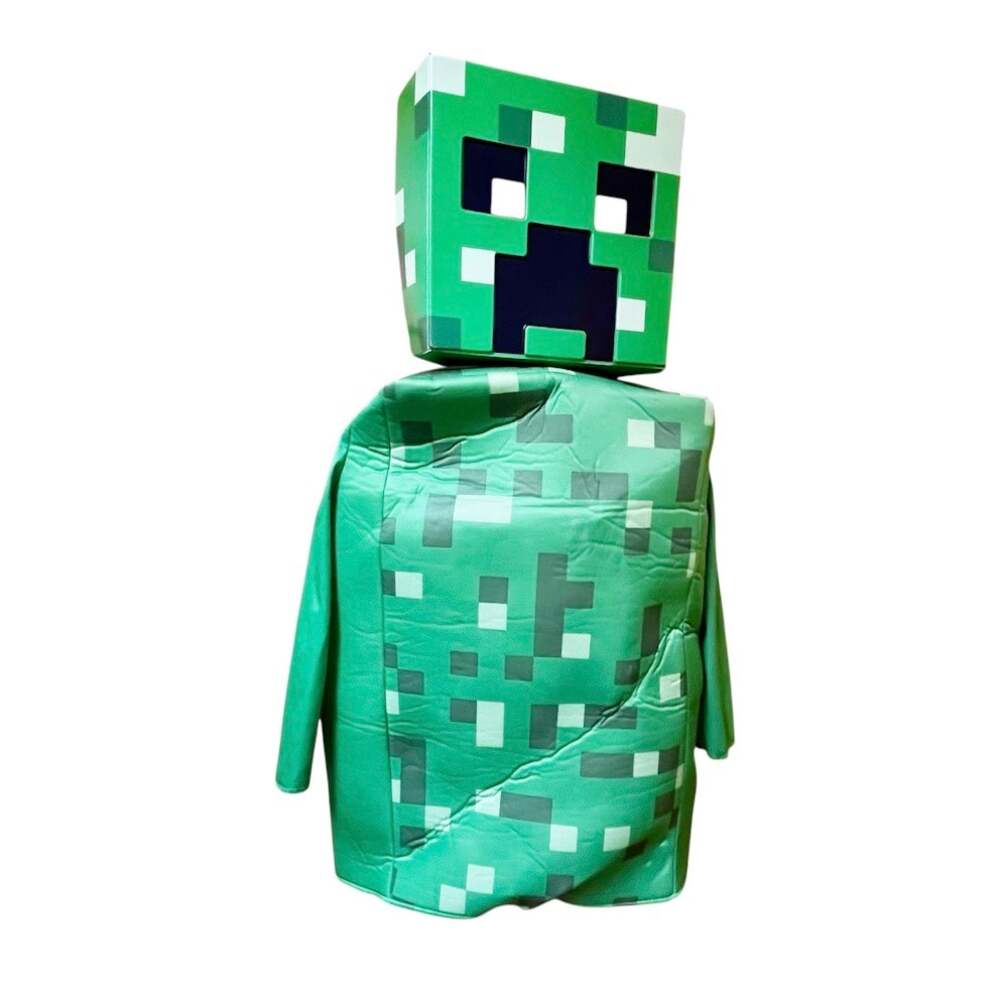 Minecraft Creeper Boxy Costume and Mask Size 7/8